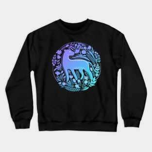 Lioness Forest Animal Design Crewneck Sweatshirt